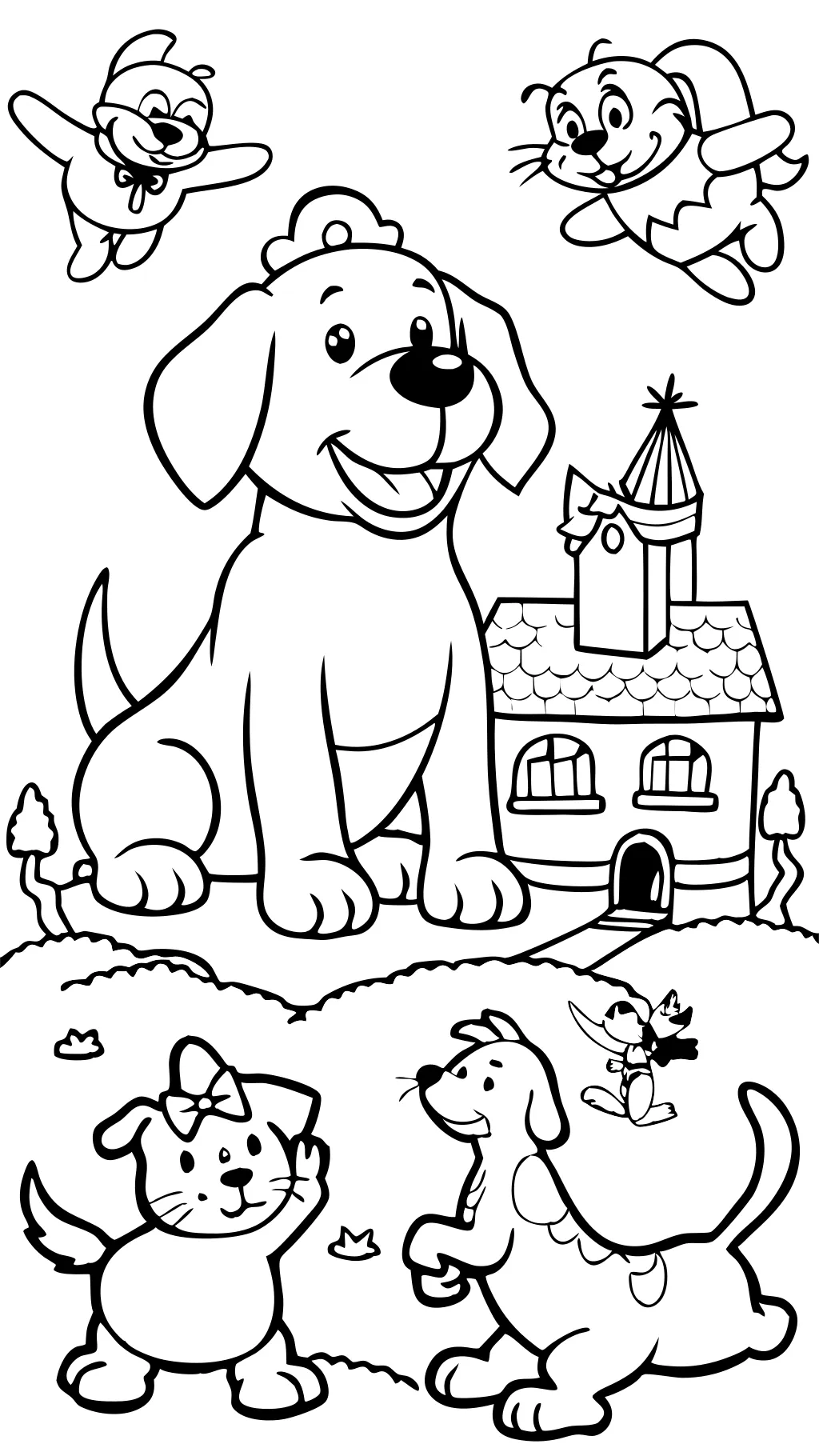 coloring pages clifford